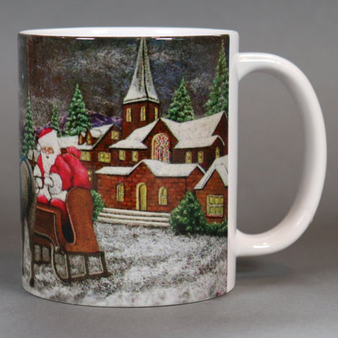 Santa Comes To Town Mug
