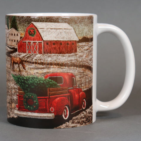 Red Truck Mug